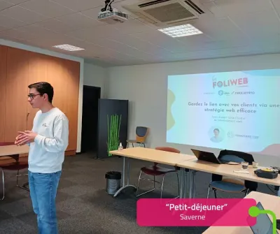 Julien Silva Coelho lors d'une session de formation en Alsace